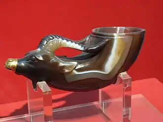 Согдийский рог, VI-VII вв.