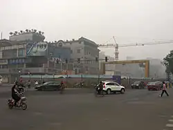 Строительство станции Сацзиньцяо, линия 1