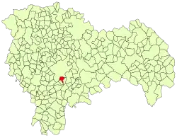 Расположение муниципалитета на карте провинции