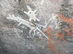 Рисунки аборигенов в Национальном парке Namadgi