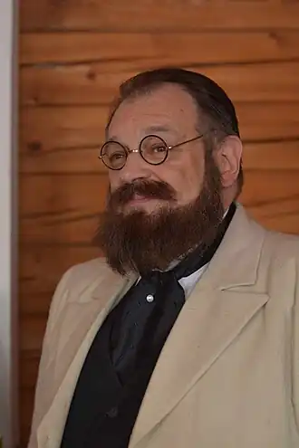 С бородой в роли Б. И. Эпимаха-Шипило. «Купала»