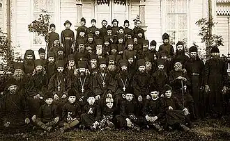 Братия монастыря. Сентябрь 1902