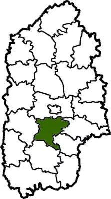 Ярмолинецкий район на карте