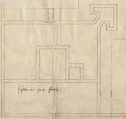 Замок ЯрмутПлан 1559 года