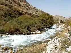 Река Ысык-Ата осенью 2007 года.