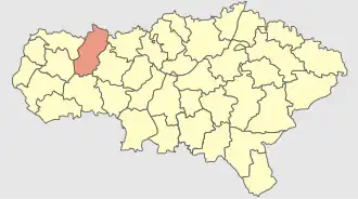 Екатериновский район на карте