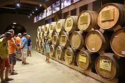 Музей завода. Именные бочки лидеров государств и известных людей