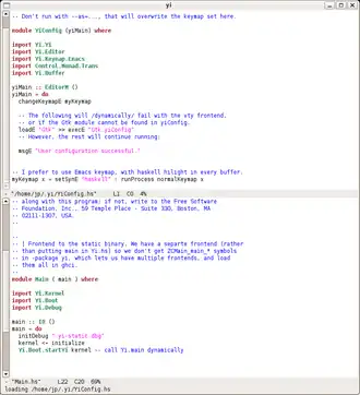 Скриншот программы Yi