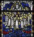 Ангелы получают 7 труб, витраж Йоркского собора, 1405-8 гг.