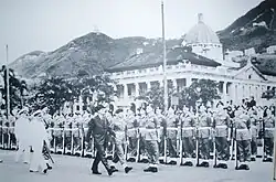 Марк Янг вступает в должность губернатора Гонконга 1 мая 1946 года