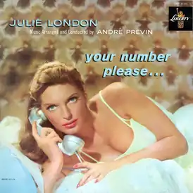 Обложка альбома Джули Лондон «Your Number Please» (1959)