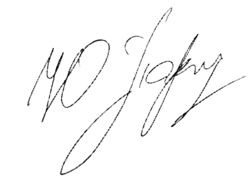 Изображение автографа