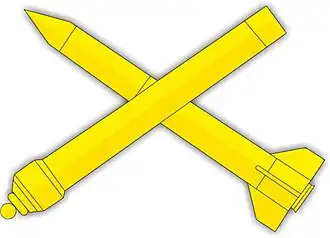 Петличный знак (эмблема) ЗРВ ВКС России c 2004 года.