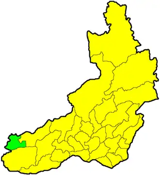 Петровск-Забайкальский район на карте