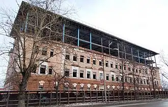 Заброшенное здание бывшей Бани, 25 ноября 2019&nbsp;года