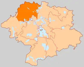 Залучьенское сельское поселение на карте