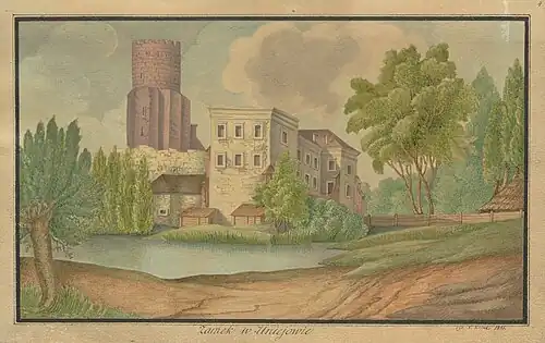 Замок на рисунке 1843 г.