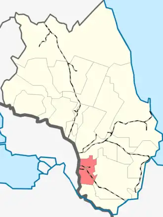 Заневское городское поселение на карте