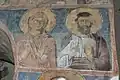 Фреска Святой Анны и Святого Иоаким в Земенском монастыре