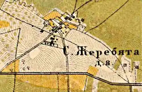 План села Жеребята. 1885 год