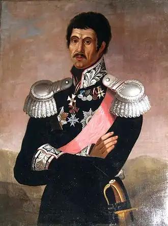 Картина в Новочеркасском музее истории Донского казачества (холст, масло) работы Ивана Арабского