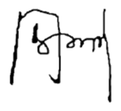 Изображение автографа