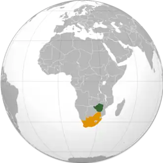 ЮАР и Зимбабве