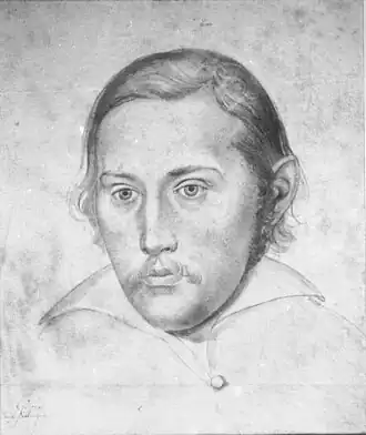 Карл Эстерлей, портрет работы Адольфа Зиммерманна (нем. Adolf Zimmermann)