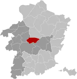 Расположение муниципалитета на карте провинции