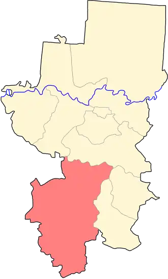 Мухинское сельское поселение на карте