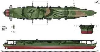 «Дзуйхо» в 1944 году. Реконструкция.