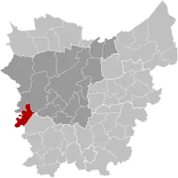 Расположение муниципалитета на карте провинции