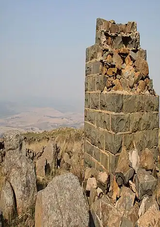 Монумент на месте боя