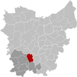 Расположение муниципалитета на карте провинции