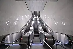 Эскалаторы, вид снизу