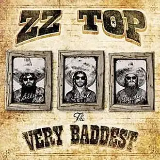 Обложка альбома ZZ Top «The Very Baddest» (2014)
