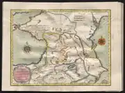 Тарки, Эндирей и Бойнак обозначены крупными городами на карте османского путешественника Катиба Челеби. 1648 год.