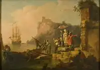 Посадка на судно, Национальный музей Швеции, Стокгольм