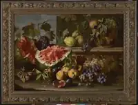 Натюрморт с фруктами. Между 1680 и 1699. Холст на дереве, масло. Музей Майера ван ден Берга, Антверпен