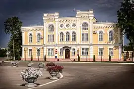 Уездная Земская управа. Здание построено в 1882 году. Архитектор В.&nbsp;Е.&nbsp;Переверзев