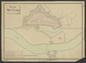 Тет-де-пон - укрепления  обороны переправы на левом берегу Эльбы у Виттенберга