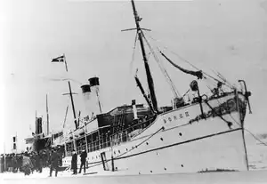 Пароход «Bore II» в 1915/1916 году