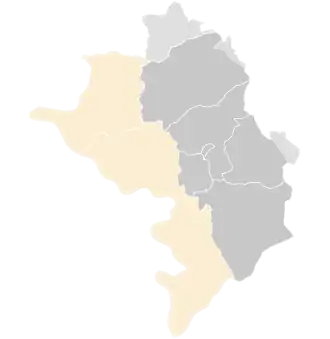 Карта распространения COVID-19 в Республике Арцах (по состоянию на 8 апреля): &nbsp;1–9 подтверждённых случаев
