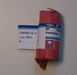 Колхицин в упаковке