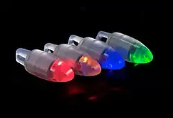 Светящиеся фонари триажа. Слева направо: неотложный, срочный, морг, несрочный.